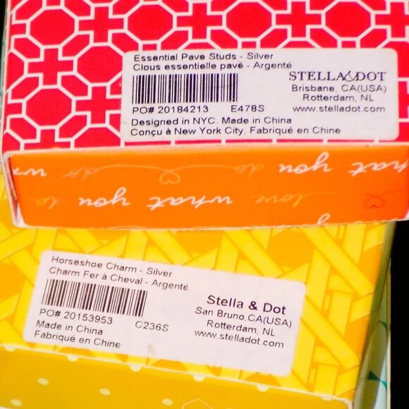 Lot of 6 New Stella & Dot Jewelry Bundle. Sterling Silver, Natural Stone, Rebel - Picture 15 of 16